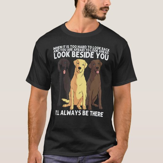 男性 女性 ラブラドール・レトリーバー 犬 6 Tシャツ (正面)