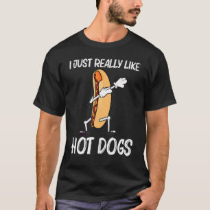男性 女性 向けのクールなホットドッグ スライスしたパン 料理 Tシャツ