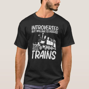 男性 女性 向けのクールな電車 機関車 鉄道 Tシャツ
