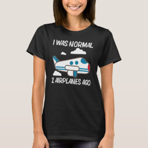 男性 女性 向けのクールな飛行機 航空機 プレーン Tシャツ