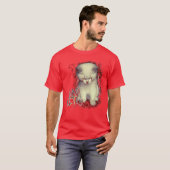 男性 女性 向けのBad KITTY 猫のハロウィーン ホラー 映画 Tシャツ (正面フル)