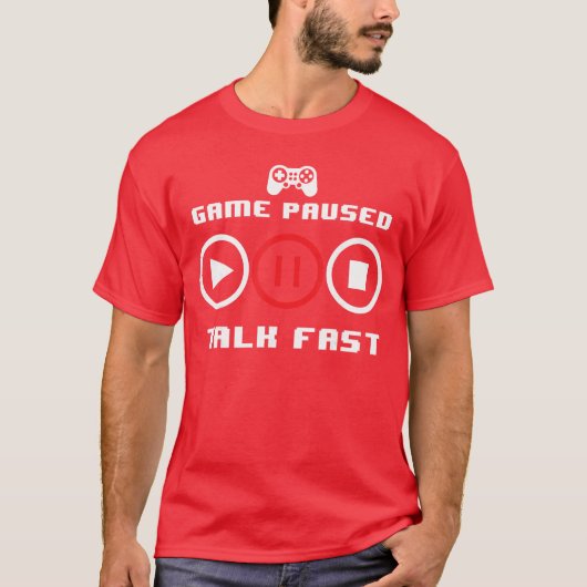 男性 女性 向け おもしろ ビデオ ゲーム ゲーマー Tシャツ (正面)