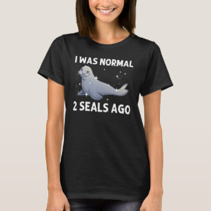 男性 女性 向け かっこいい アザラシ 海獅子 動物 ハープアザラシ Tシャツ