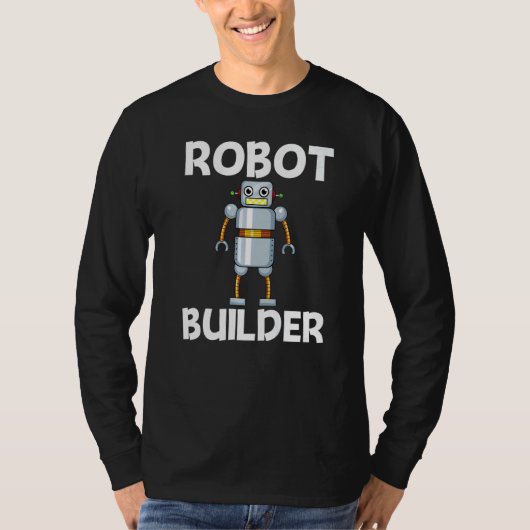 男性 女性 向け ロボット ロボット工学 科学 エンジニア Tシャツ (正面)
