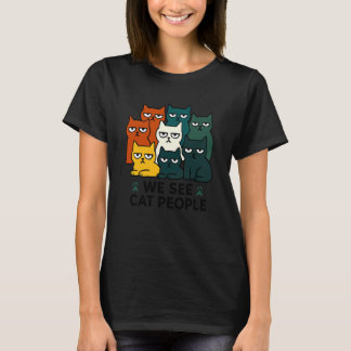 男性 女性 向け 猫の面白いジョーク Tシャツ