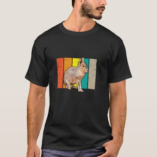 男性、女性、子供のための大きなパンパスウサギ Tシャツ (正面)