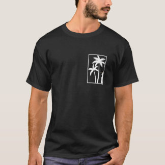 男性 女性 子供 ビーチ ヤシの木 クールな夏休み Tシャツ