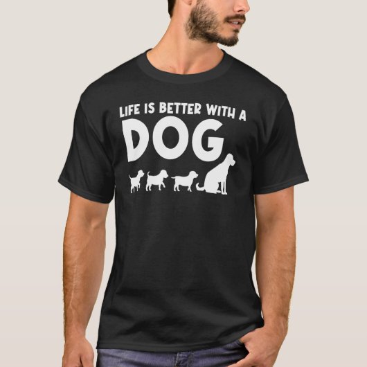 男性 女性 少年 少女 子供 犬 用 Tシャツ (正面)