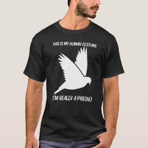 男性 女性 用 の おしゃれな 鳩 岩鳩 鳥 ペット Tシャツ