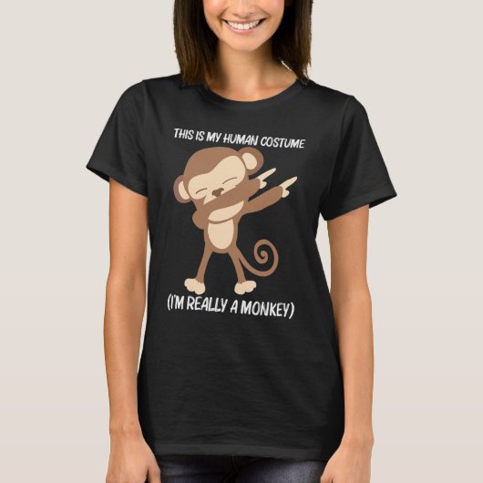 男性 女性 用 猿 動物園 野生 動物 Tシャツ (正面)