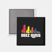 男性 女性 用 Deez Nuts 電気技師 マグネット (正面/裏面)
