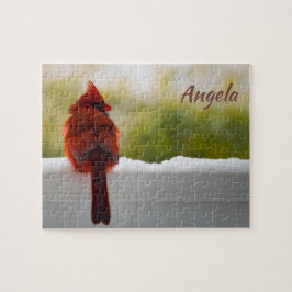 男性（鳥）ショウジョウコウカンチョウ10x8簡単 ジグソーパズル