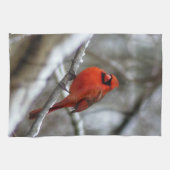男性（鳥）ショウジョウコウカンチョウ キッチンタオル (横)