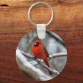 男性(鳥)ショウジョウコウカンチョウ キーホルダー (正面)