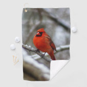 男性（鳥）ショウジョウコウカンチョウ ゴルフタオル (インサイチュ)