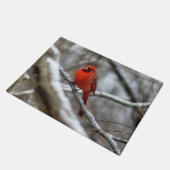 男性（鳥）ショウジョウコウカンチョウ ドアマット (アングル)