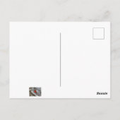 男性（鳥）ショウジョウコウカンチョウ ポストカード (裏面)