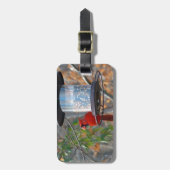 男性（鳥）ショウジョウコウカンチョウ ラゲッジタグ (正面縦)