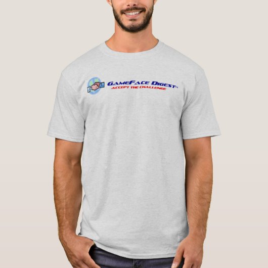 男性GameFaceのダイジェストのティー Tシャツ (正面)