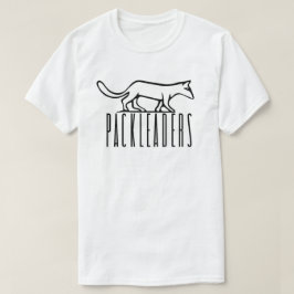 男性PackLeaderのロゴのティーの*White* Tシャツ