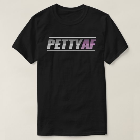 男性PettyAFの基本的なティー Tシャツ (デザイン正面)