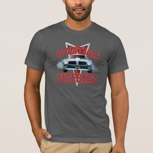 男性Pontiac Firebird Tシャツ (正面)