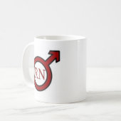 男性RN コーヒーマグカップ (正面左)