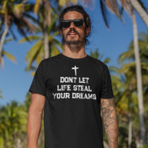 男感動的のキリスト教Tシャツ