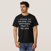 男書の価値Tシャツ Tシャツ (正面フル)