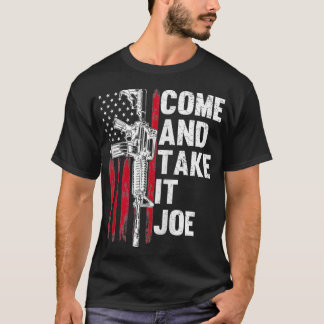 男来人とジョー銃の権利AR15 American Tシャツ