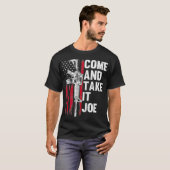 男来人とジョー銃の権利AR15 American Tシャツ (正面フル)