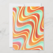 男楽しむクール子女子ローラースケートで滑る13誕生日 招待状 (裏面)