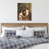 男水浴び1873 キャンバスプリント (インサイチュ (寝室))