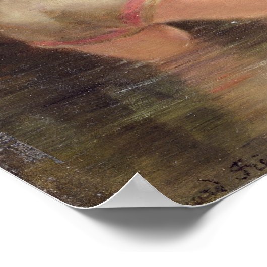 男水浴び1873 ポスター (角)