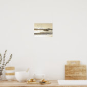 男漁師とボートの漁師 ポスター (キッチン)