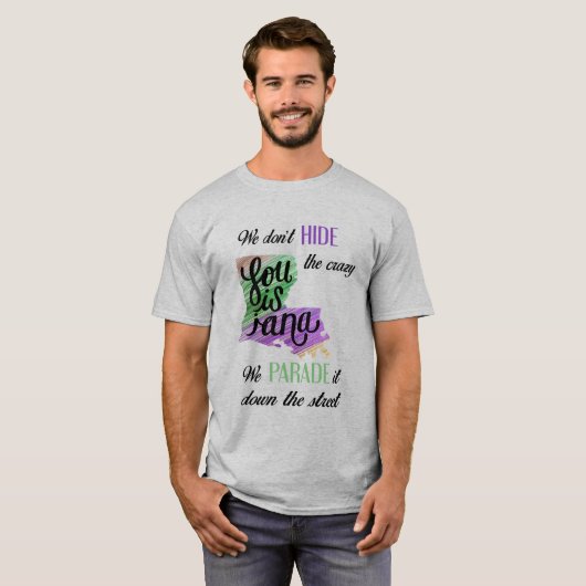 男熱狂するのTシャツよりおもしろいを見せろ Tシャツ (正面フル)