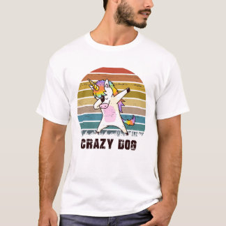 男熱狂する用の犬Tシャツ Tシャツ