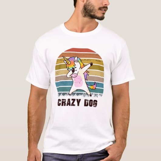 男熱狂する用の犬Tシャツ Tシャツ (正面)