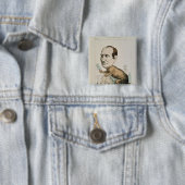 男爵のゲオルゲスEugene Haussmann風刺漫画 缶バッジ (インサイチュ)