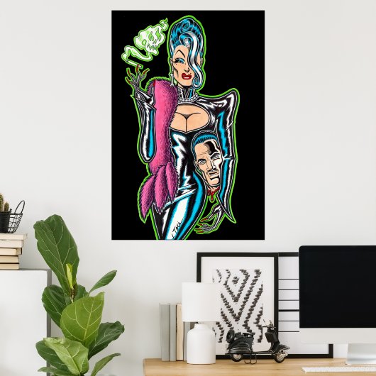 男爵夫人™ ポスター (ホームオフィス)