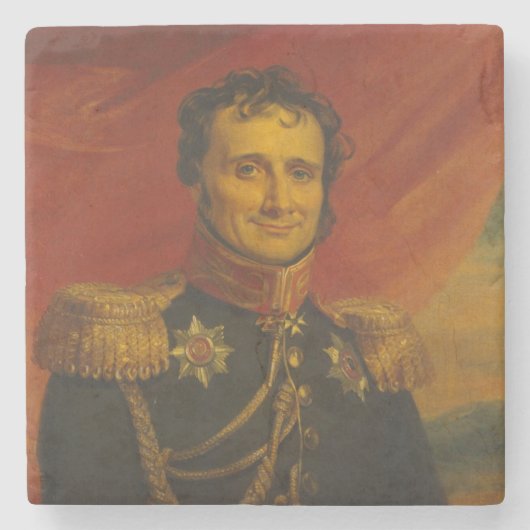 男爵Antoine-Henri Jomini、by George Dawe ストーンコースター (正面)