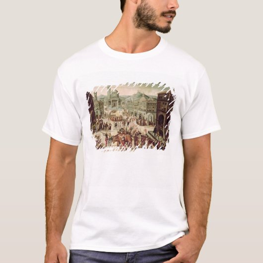 男爵des Adretsによるライオンの袋 Tシャツ (正面)