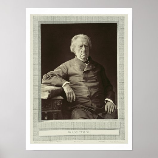 男爵Isidore Justin Severin Taylor (1789-1879), f ポスター (正面)