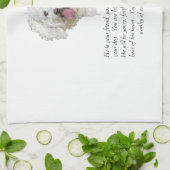 男犬の形見 キッチンタオル (折り畳み)