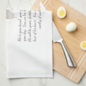 男犬の形見 キッチンタオル (四つ折り)