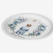 男祈の子の聖餐式 ペーパープレート (アングル)