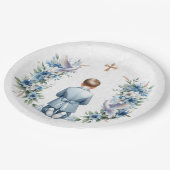 男祈の子の聖餐式 ペーパープレート (アングル)