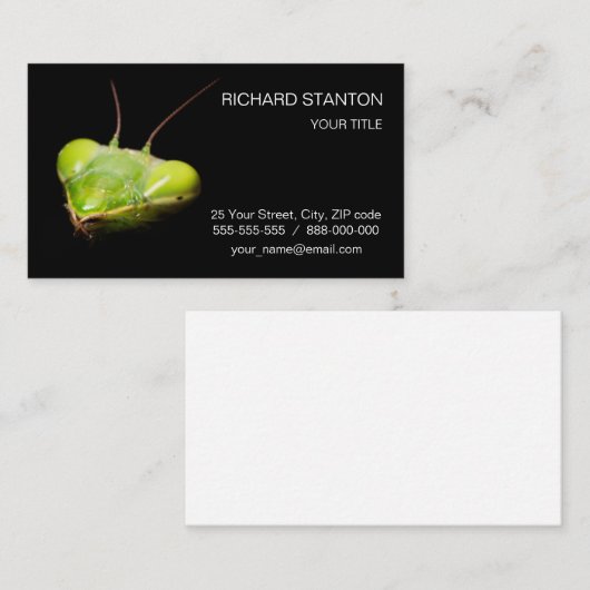 男祈炎 名刺 (正面/裏面)