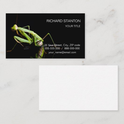 男祈炎 名刺 (正面/裏面)