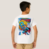 男祝と一緒に8歳の誕生日をすごい迎え Tシャツ (裏面フル)